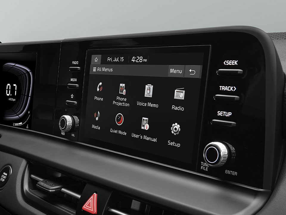 Pantalla táctil de 10.25