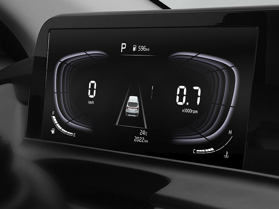 Pantalla de información para conductor de 4